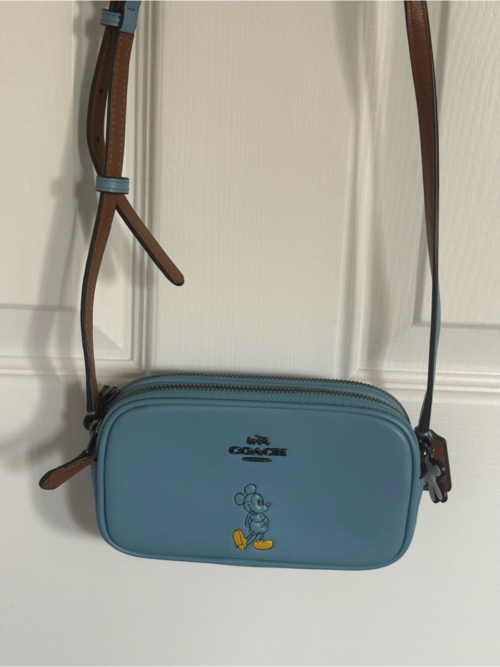 Coach x Disney Mickey Leather Crossbody Bag